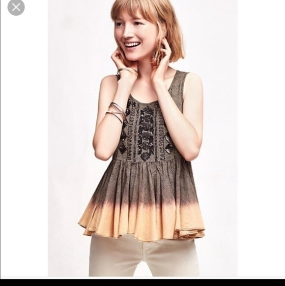 Anthropologie Suva Swing Tank Anaphora Top / Sequined NWT - Picture 10 of 11